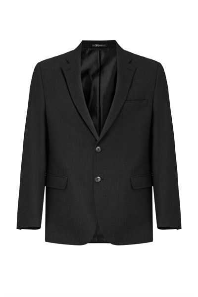 Siyah Regular Sivri Yaka 4 Drop Takım Elbise