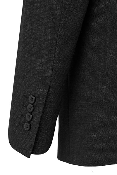 Siyah Regular Sivri Yaka 6 Drop Takım Elbise