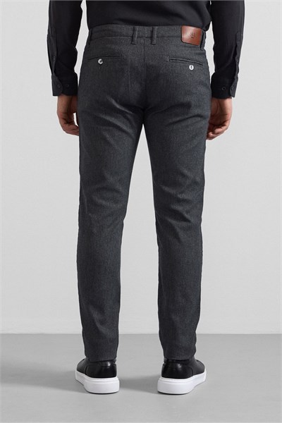 Siyah Slim Casual Pantolon