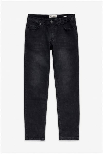 Siyah Slim Denim Pantolon
