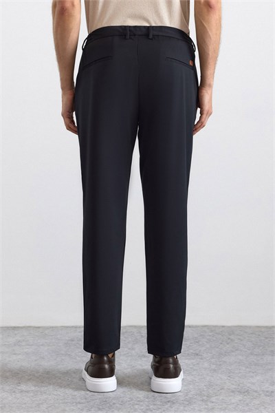 Siyah Slim Düz Jogger Pantolon