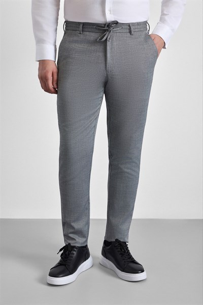 Siyah Slim Düz Jogger Pantolon