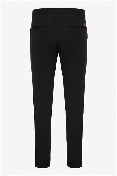 Siyah Slim Düz Jogger Pantolon