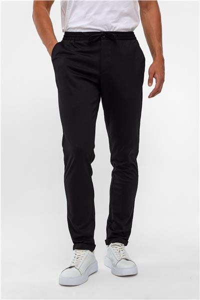 Siyah Slim Fit Jogger Pantolon