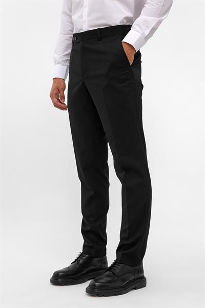 Siyah Slim Fit Düz Pantolon