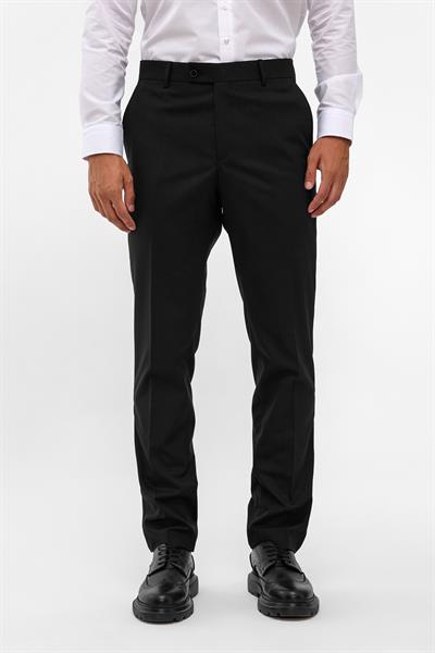 Siyah Slim Fit Düz Pantolon