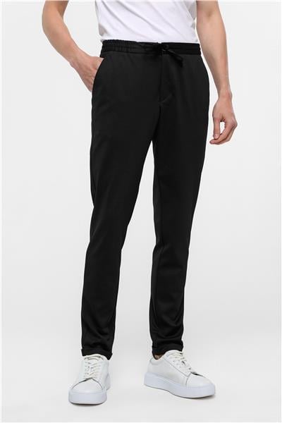 Siyah Slim Fit Düz Pantolon