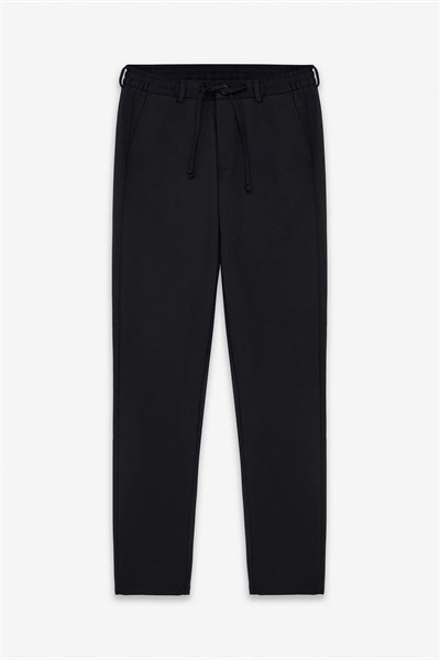 Siyah Slim Jogger Pantolon