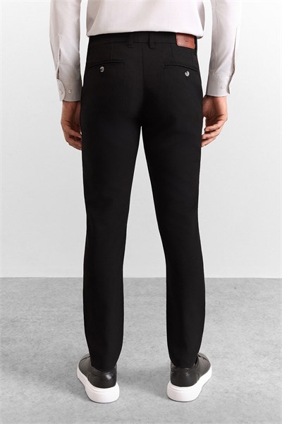 Siyah Slim Klasik Pantolon