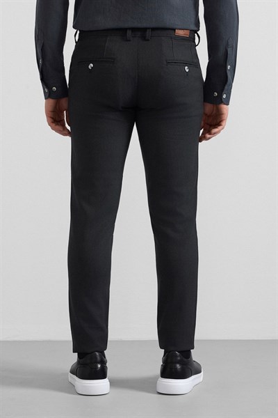 Siyah Slim Klasik Pantolon