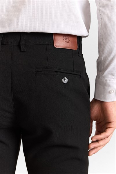 Siyah Slim Klasik Pantolon