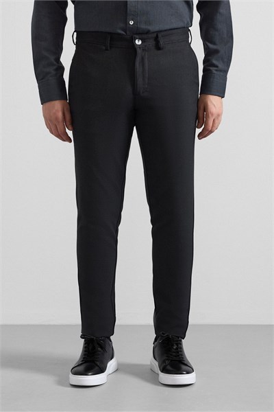 Siyah Slim Klasik Pantolon