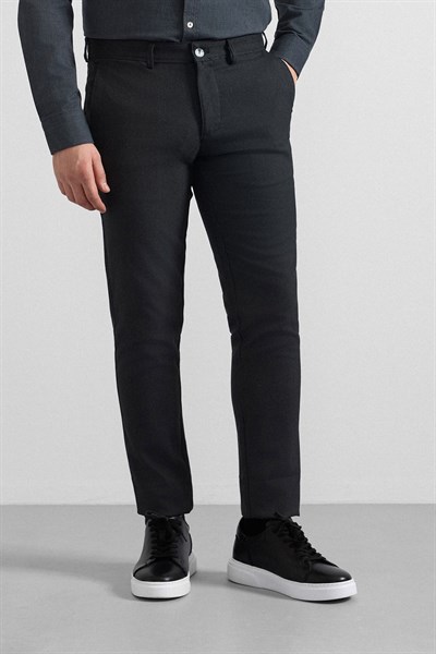 Siyah Slim Klasik Pantolon