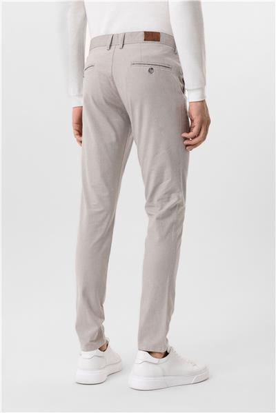Taş Slim Fit Armürlü Kanvas Pantolon