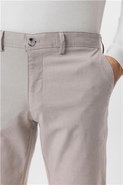 Taş Slim Fit Armürlü Kanvas Pantolon