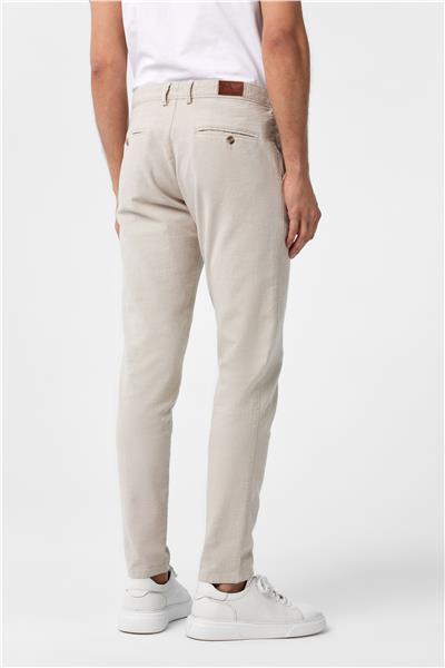 Taş Slim Fit Armürlü Kanvas Pantolon