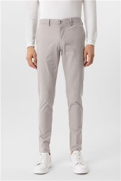 Taş Slim Fit Armürlü Kanvas Pantolon