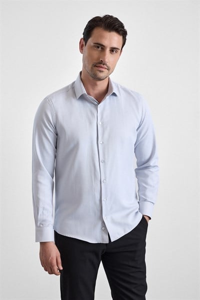 Taş Slim Klasik Yaka Uzun Kollu Casual Gömlek