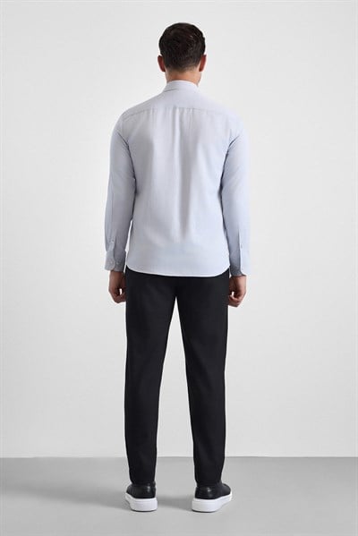 Taş Slim Klasik Yaka Uzun Kollu Casual Gömlek