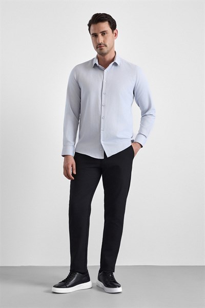 Taş Slim Klasik Yaka Uzun Kollu Casual Gömlek