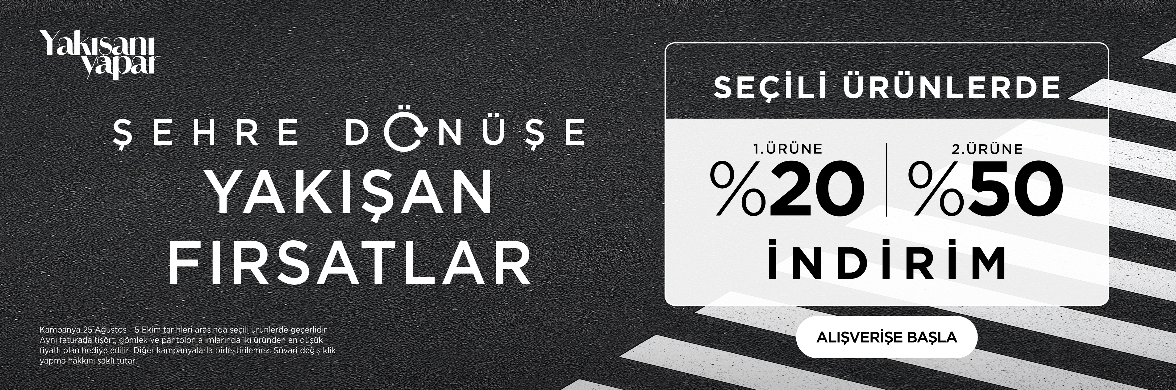 Seçili Ürünlerde 1. Ürün %20 | 2. Ürün %50 İndirimli!