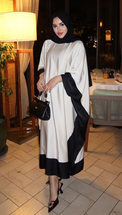 Muadil kaftan elbise