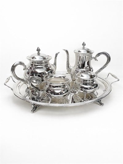 GÜMÜŞ ÇAY POTU - 5 lİ SET