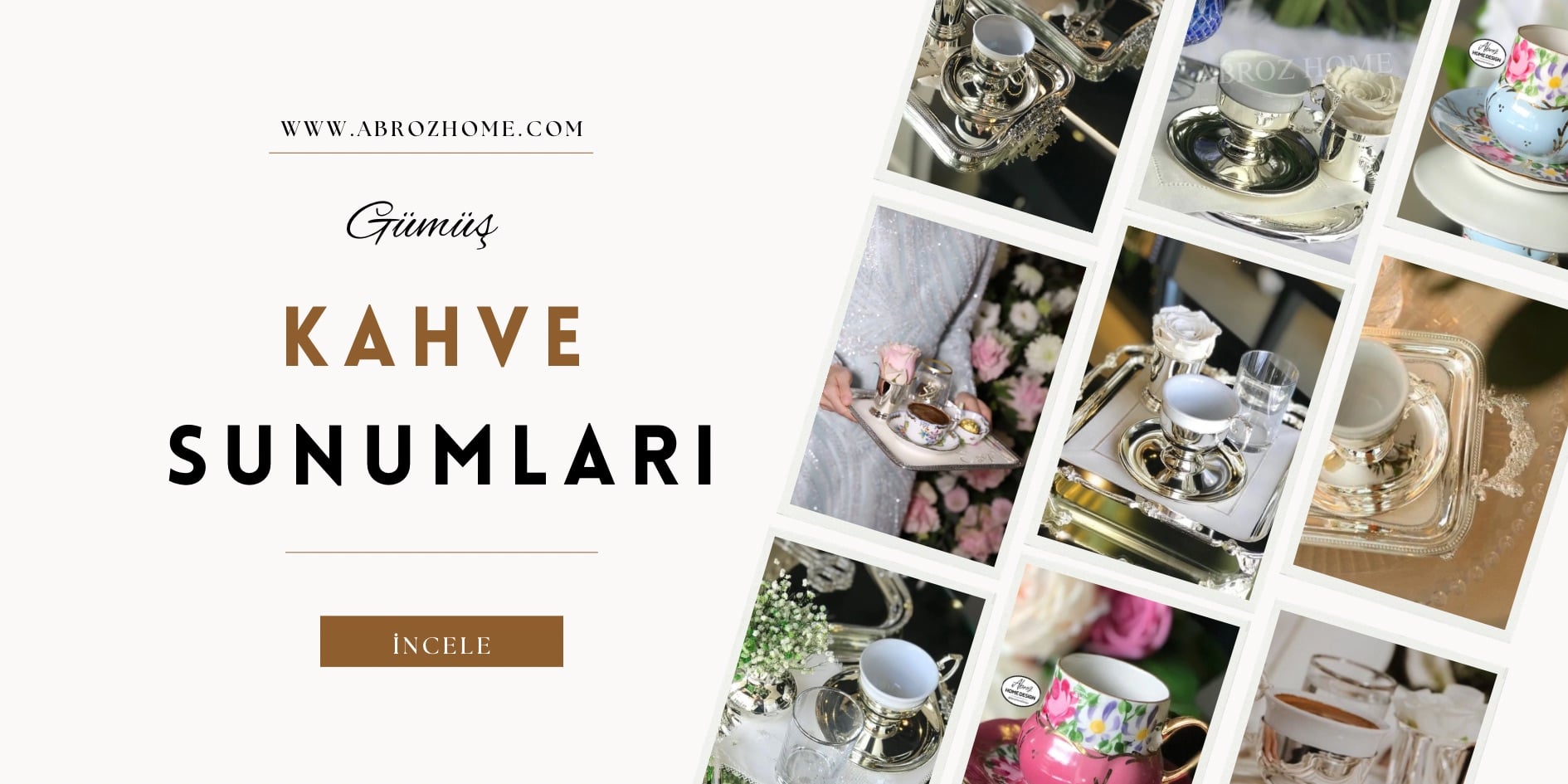 KİRALIK GÜMÜŞ DAMAT KAHVESİ SETLERİ