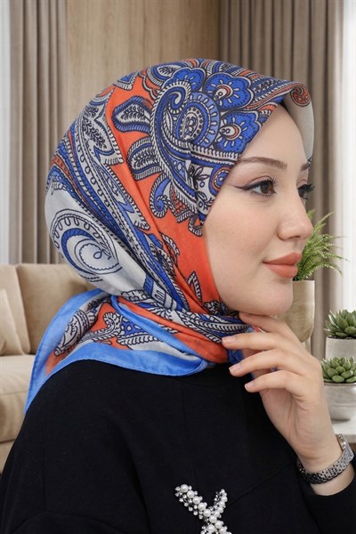Desenli Soft Eşarp - 022