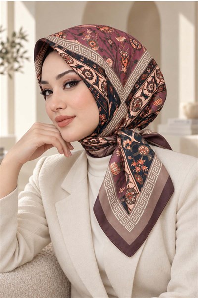 Desenli Soft Eşarp - 035