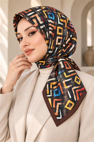 Desenli Soft Eşarp - 069