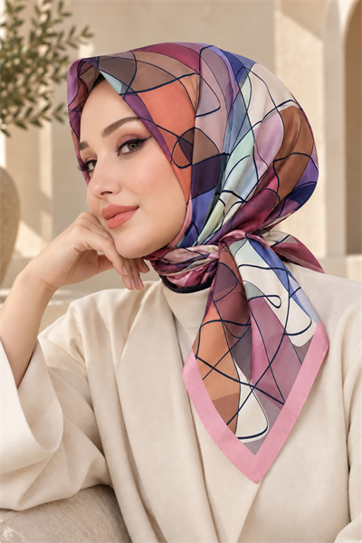 Desenli Soft Eşarp - 078