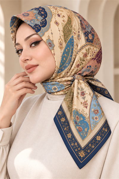 Desenli Soft Eşarp - 100