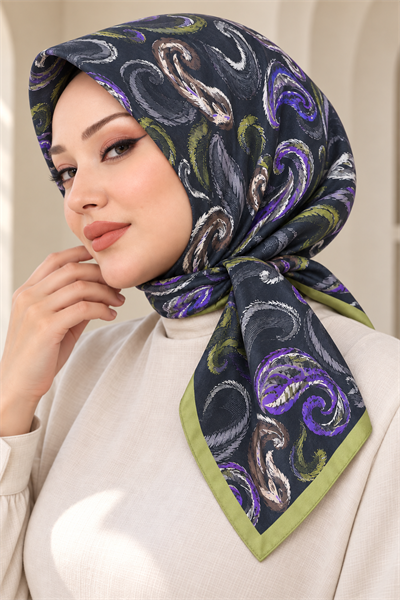Desenli Soft Eşarp - 101