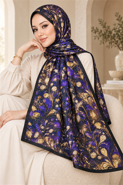 Desenli Soft Şal - 010