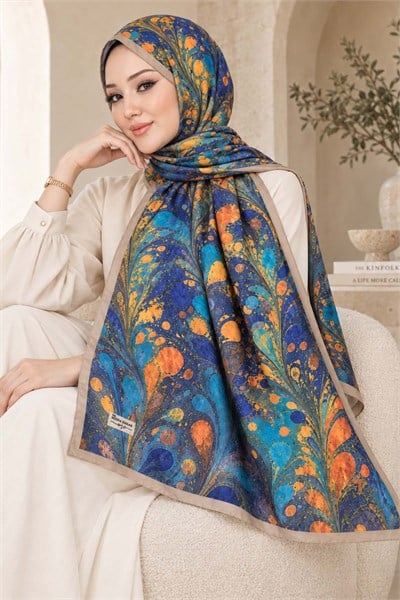 Desenli Soft Şal - 023