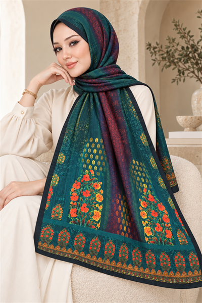 Desenli Soft Şal - 065