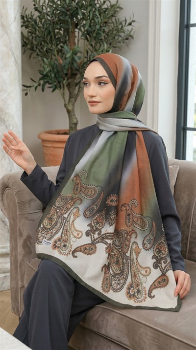 Desenli Soft Şal - 125