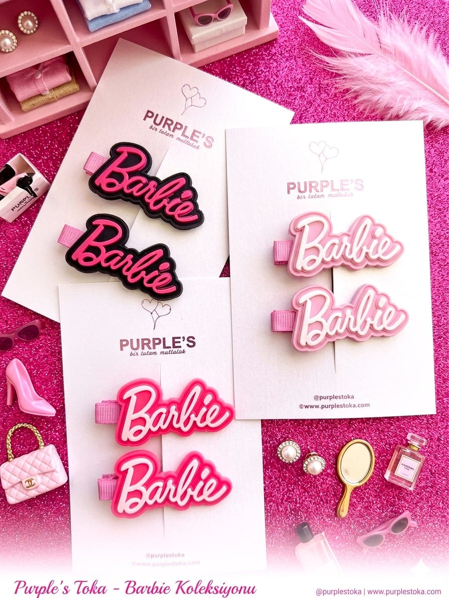 2'li Barbie Klips Ü ç Ren Seçeneği 