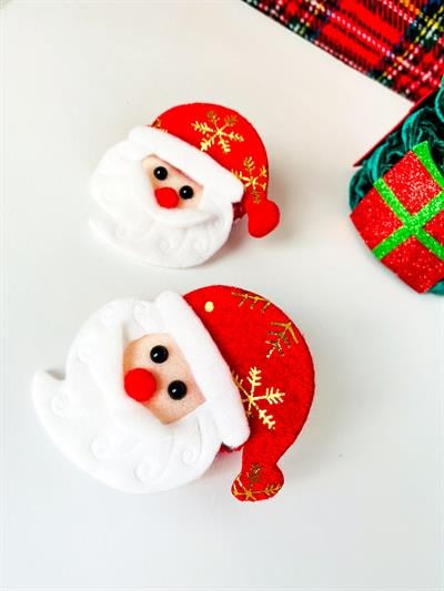 Keçe Noel Baba 2'li Lastik Toka 