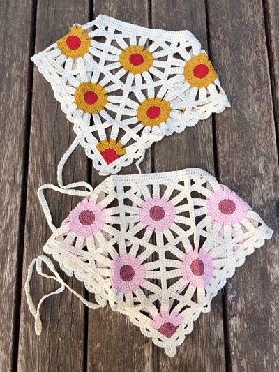 Yeni Çiçekli Bohem Bandana 