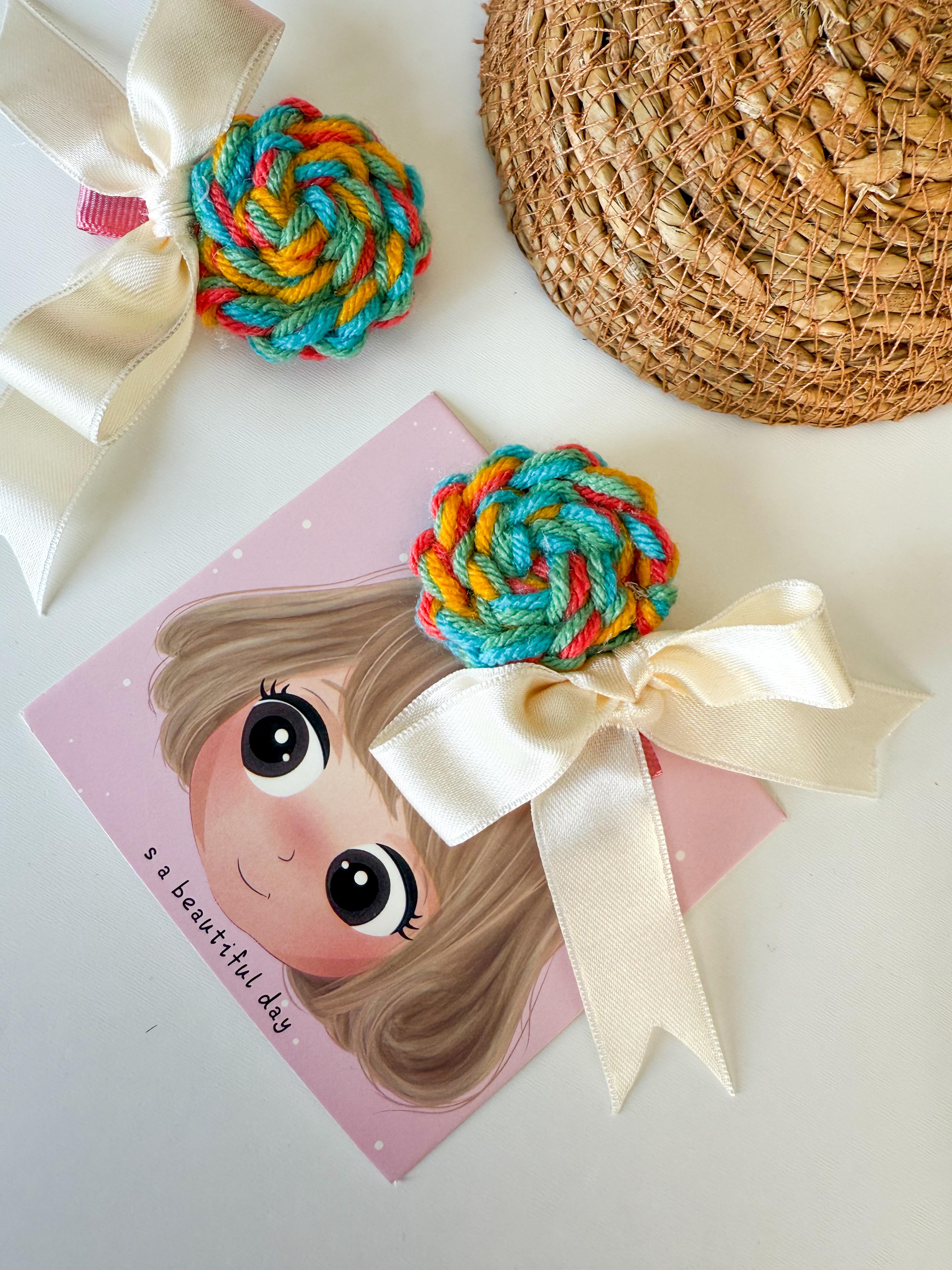 Fiyonk Detaylı Lolipop Clips Adet