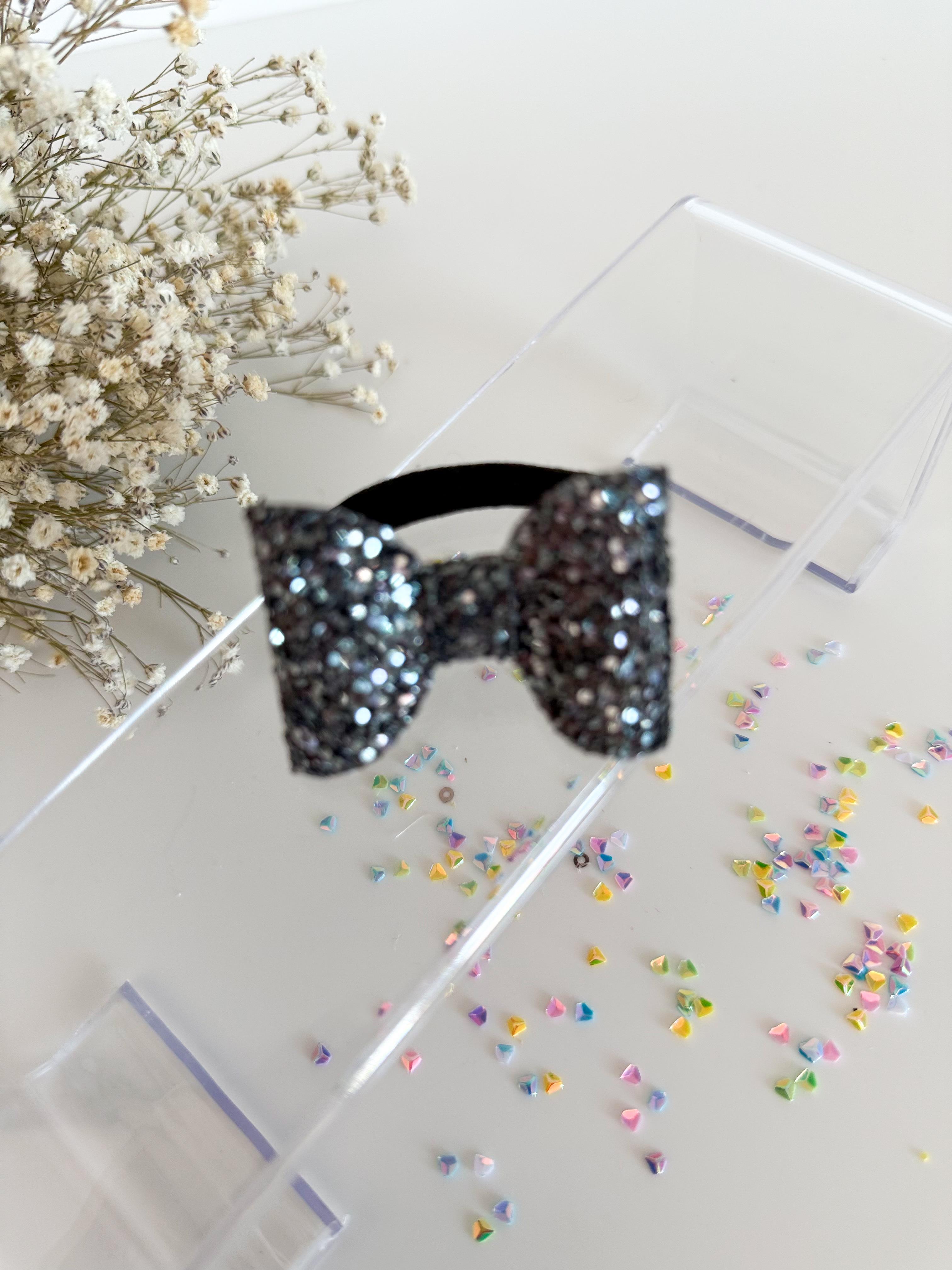 Glitter Fiyonk Lastik Toka 