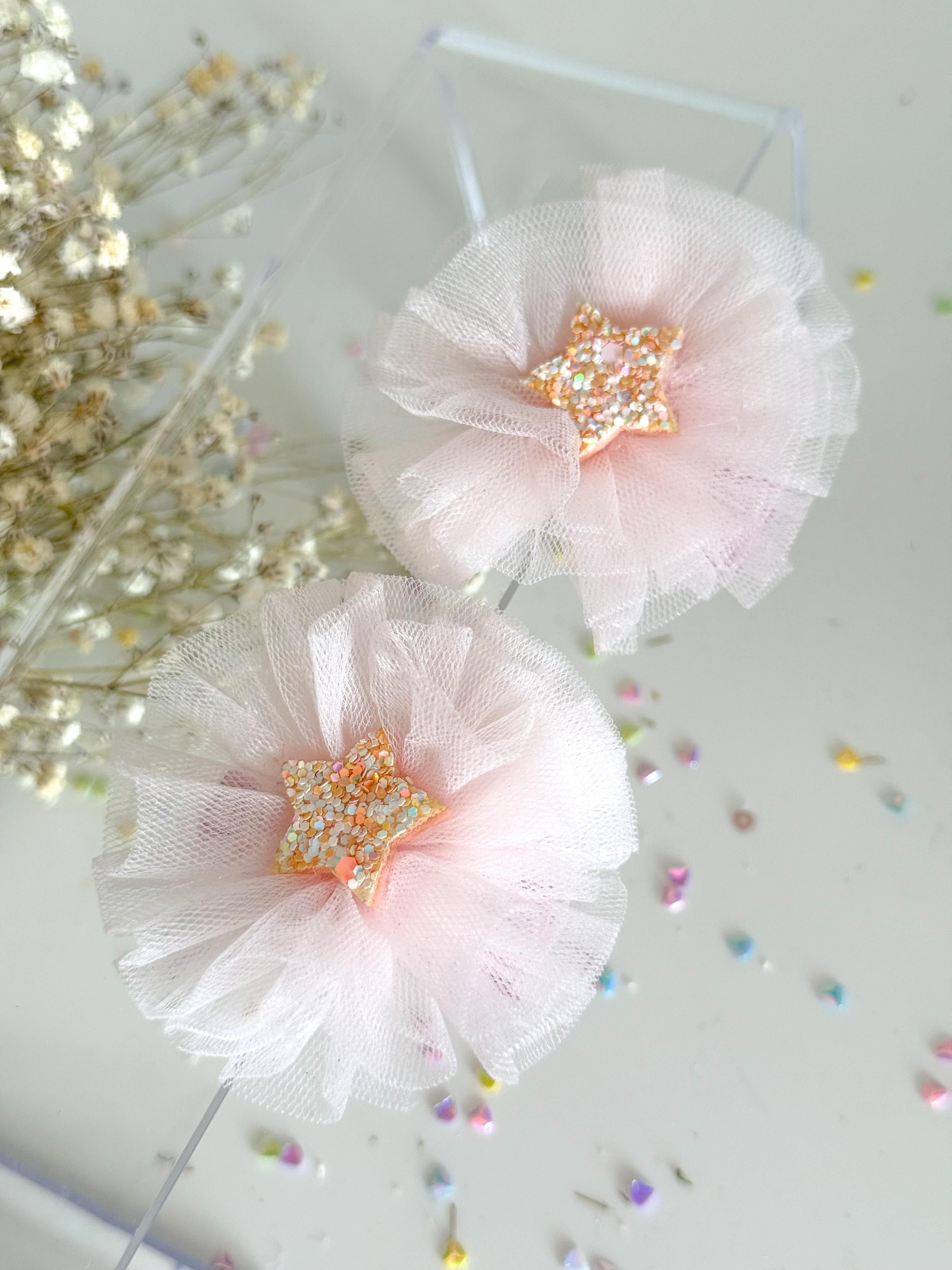 Glitter Yıldız Detaylı 2'li Clips
