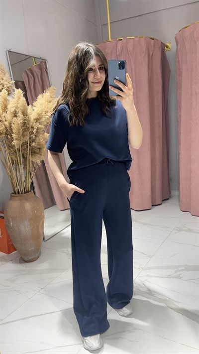 OYS MODEL KISA KOLLU TAKIM-LACİVERT