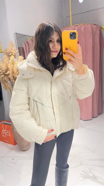 TASARIM MODEL ŞİŞME MONT-EKRU