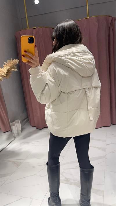 TASARIM MODEL ŞİŞME MONT-EKRU