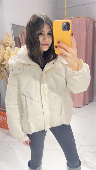 TASARIM MODEL ŞİŞME MONT-EKRU