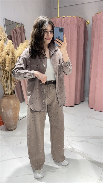 ZRA MODEL TAŞLI KOT PANTOLON-VİZON