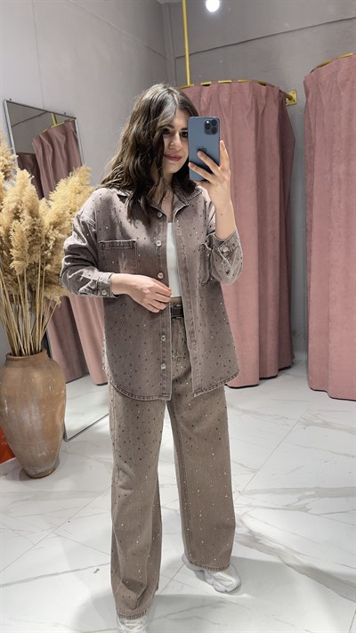 ZRA MODEL TAŞLI KOT PANTOLON-VİZON